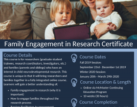 Fall 2019/Winter 2020 Family Engagement in Research Certificate Registration